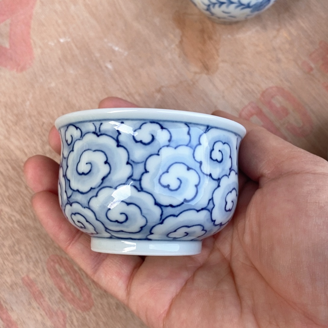 瓷片景德镇手绘青花