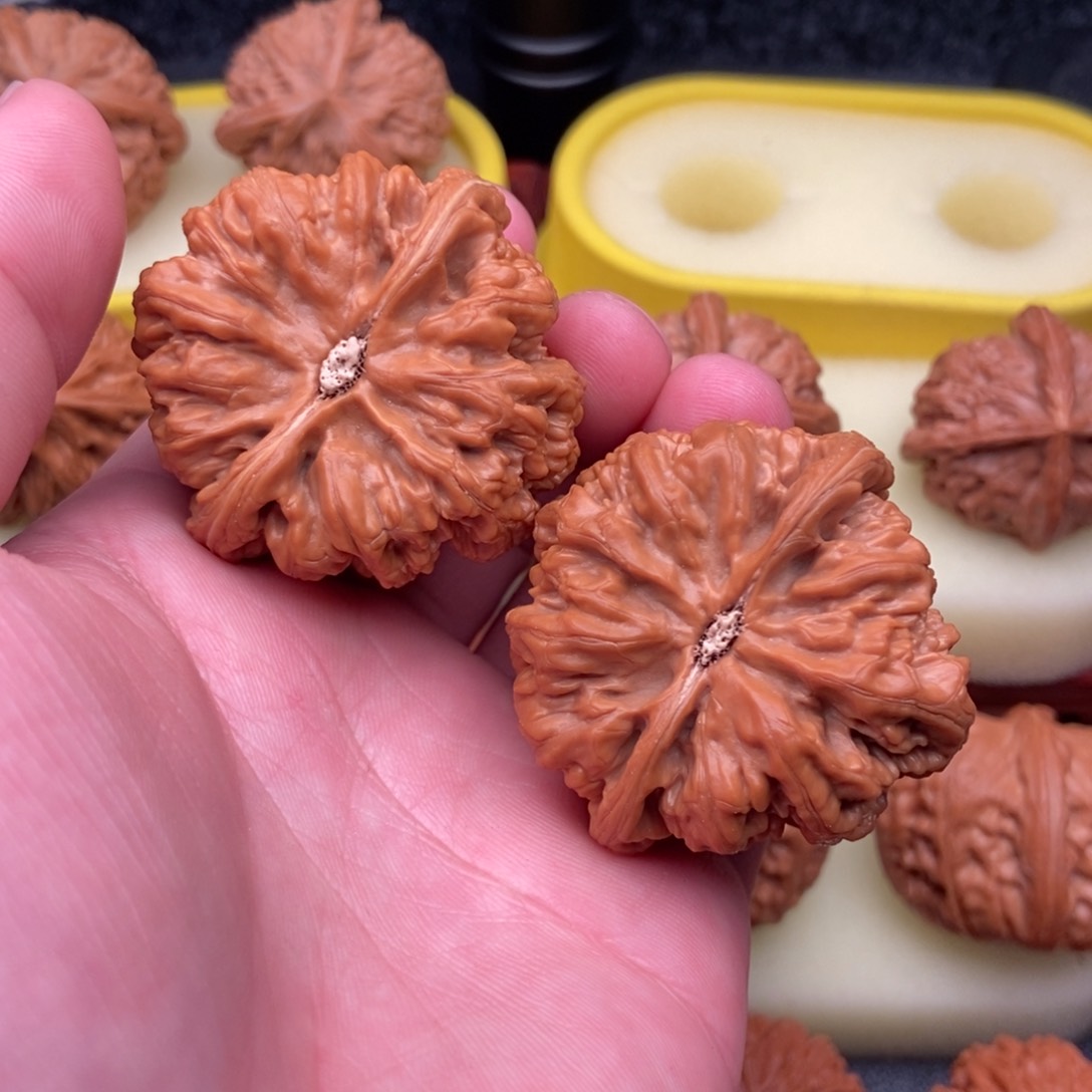 文玩核桃把件小*粗筋45