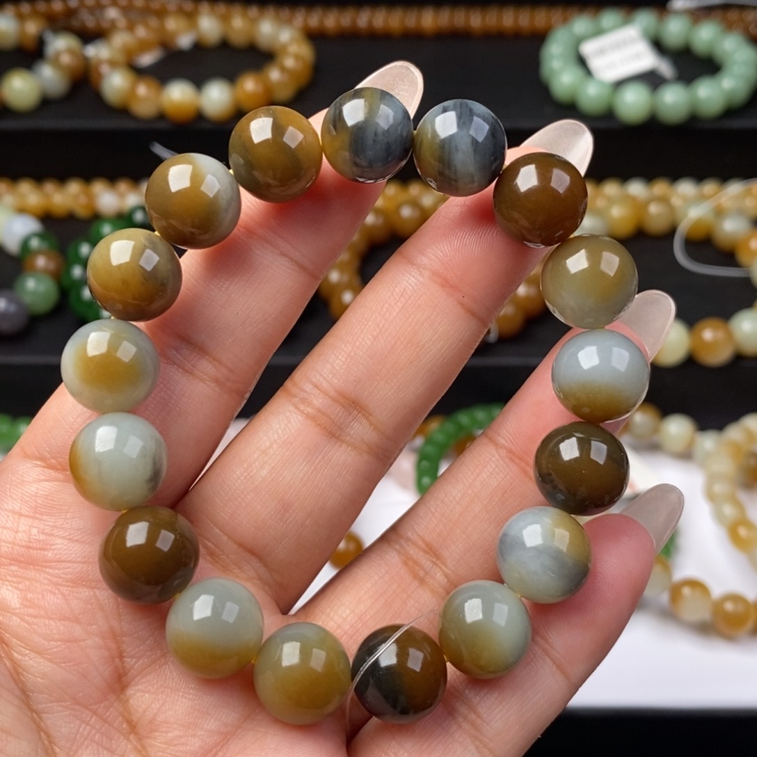 和田玉手串未镶嵌