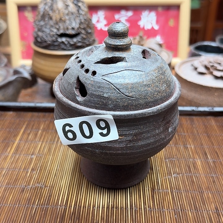 纯手工制作粗陶茶具