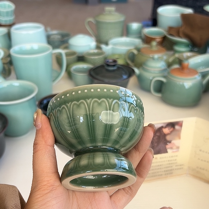 小米茶器龙泉青瓷