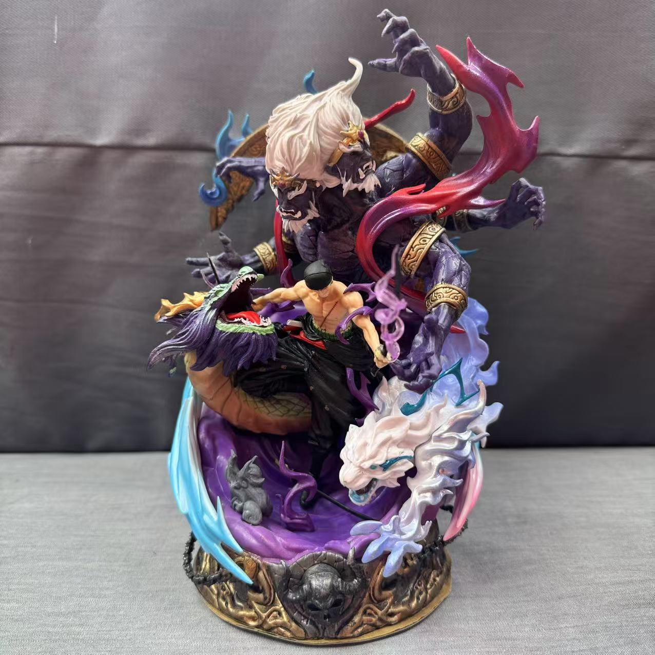 海贼王 地狱索隆 手办模玩摆件 23cm X