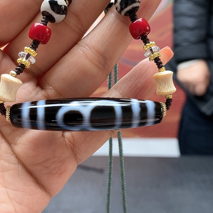 玛瑙/玉髓颈饰合金