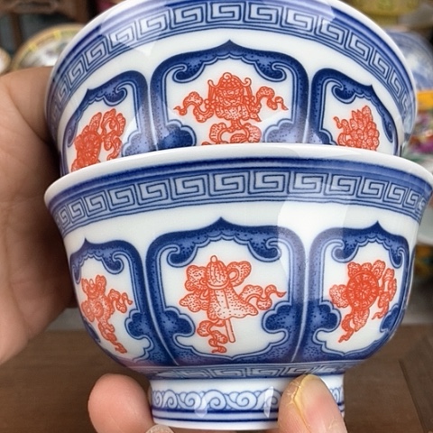 景德镇陶瓷藏式茶碗