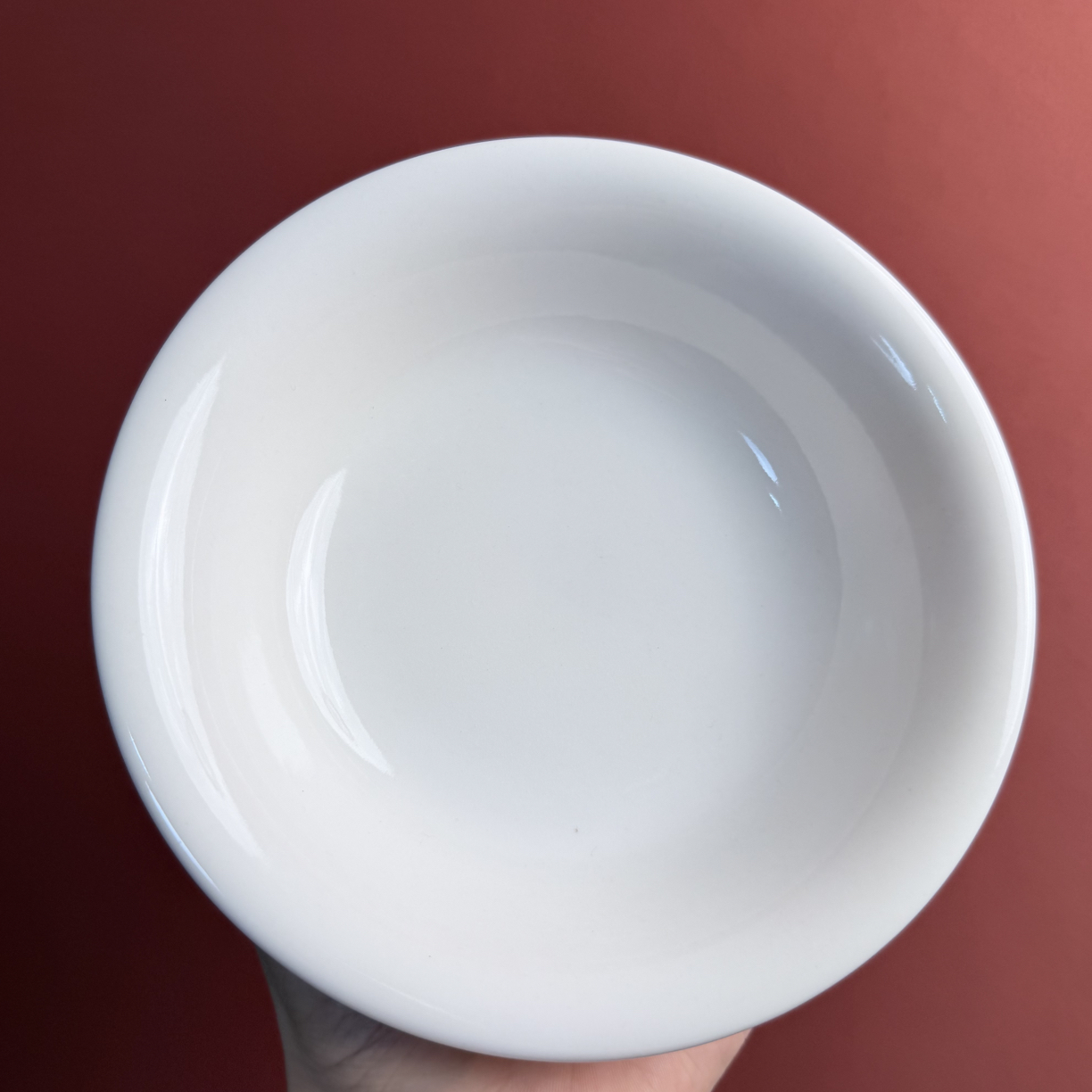 纯白瓷家用味碟精致实用