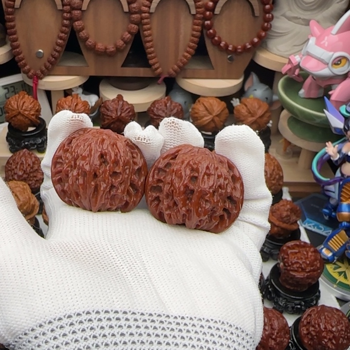 文玩核桃吊坠38磨盘