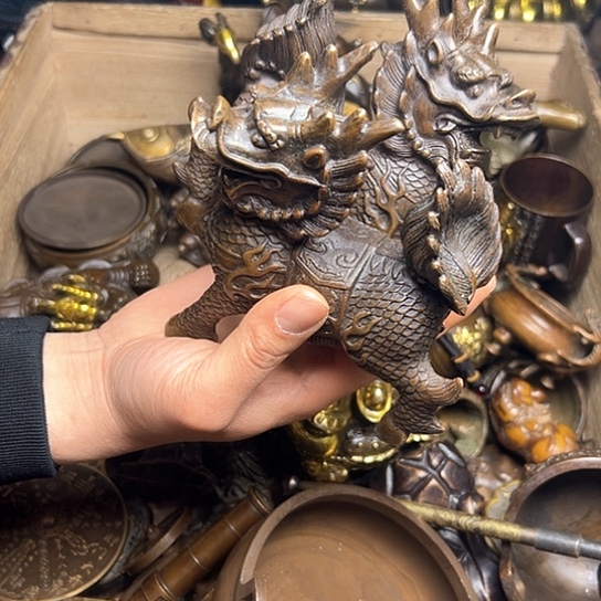 铜制文玩把玩物件