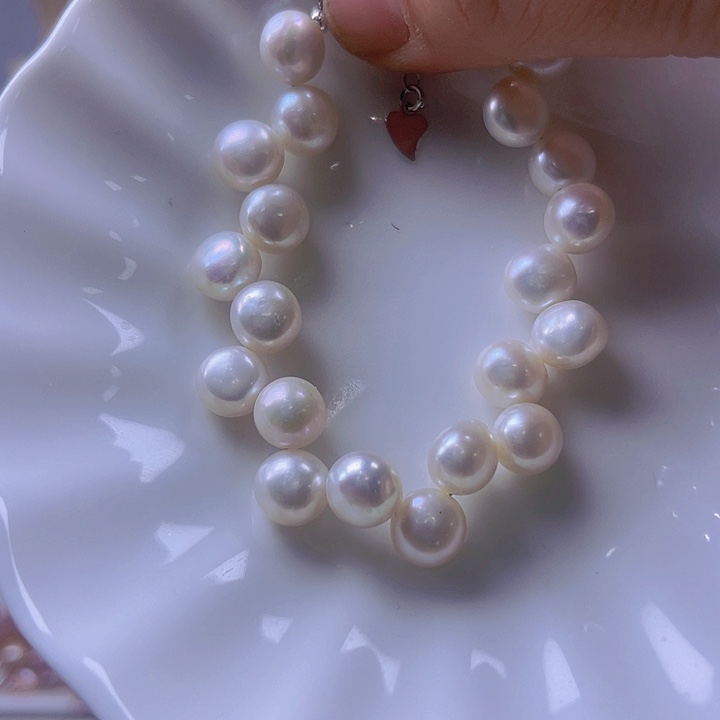 淡水珍珠手绳合金