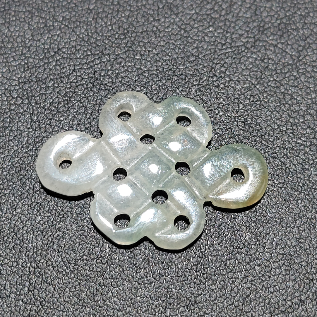 老翡翠盘肠结吊坠挂坠