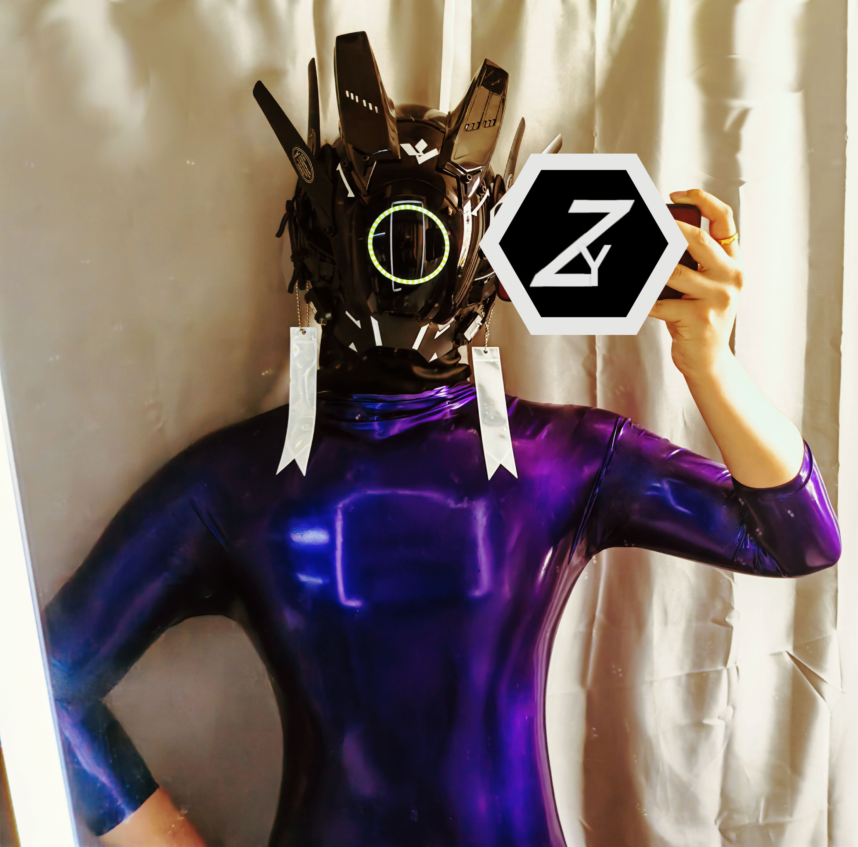 rubberzy乳胶服饰定制，不要直接下单！需要你提供尺寸！先私信！