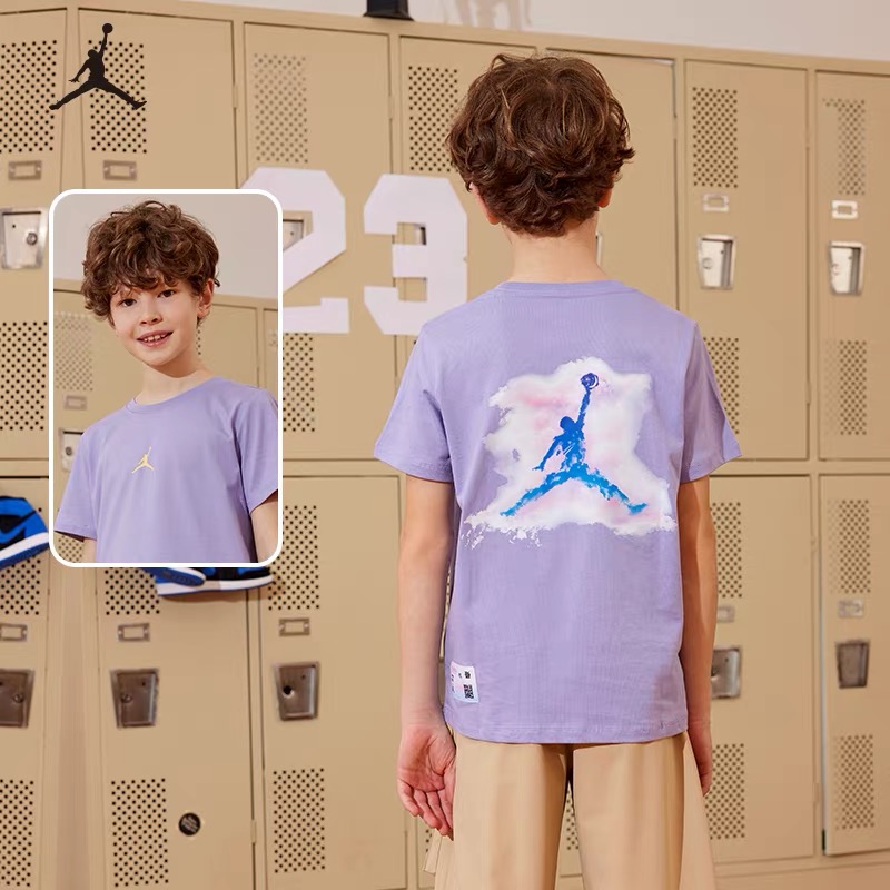 【官方旗舰】AIR JORDAN童装男童短袖T恤夏季新款儿童运动短袖C584