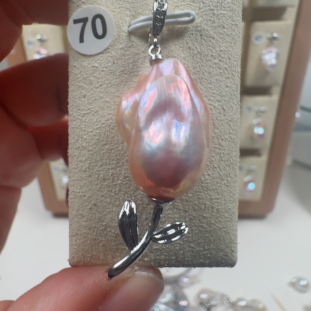 合金颈饰淡水珍珠