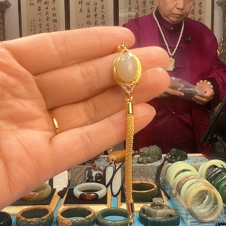 和田玉手链合金精美