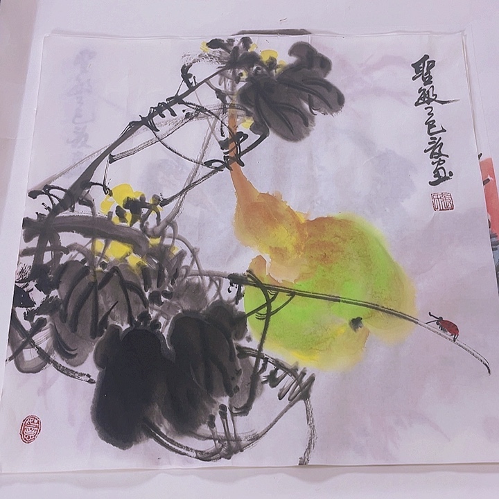 国画张圣敏先生纯手绘作品