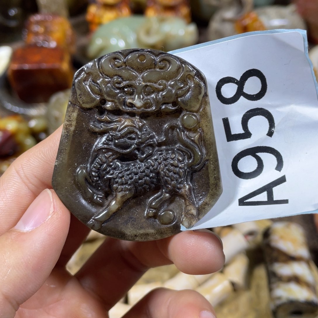 和田玉吊坠(不含链)未镶嵌