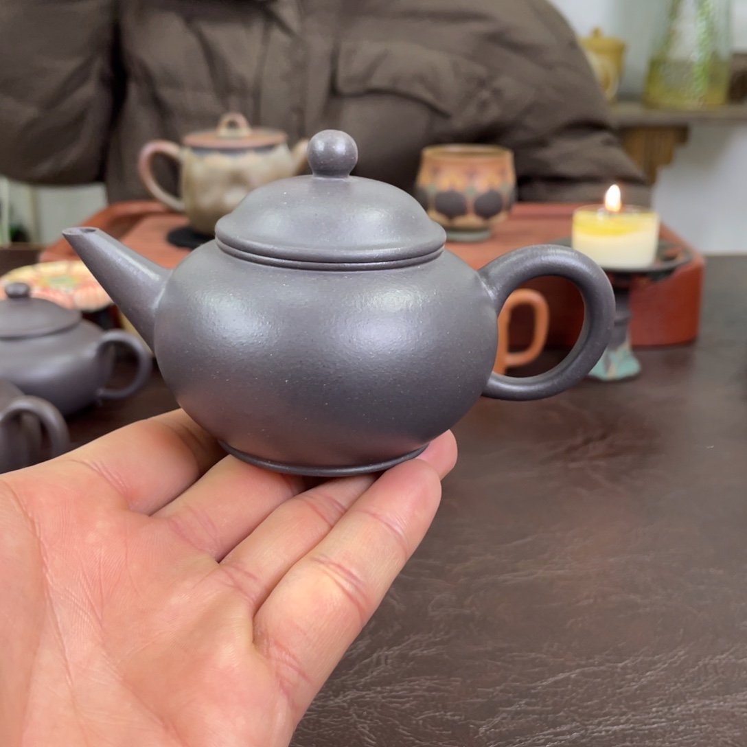 紫砂茶壶水平天青