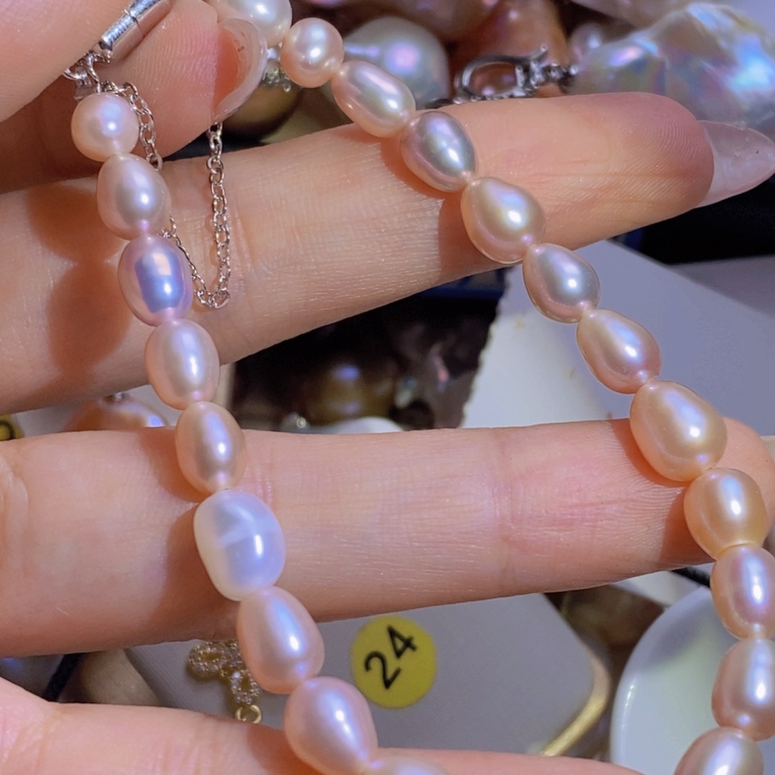 合金淡水珍珠微瑕天然淡水珍珠