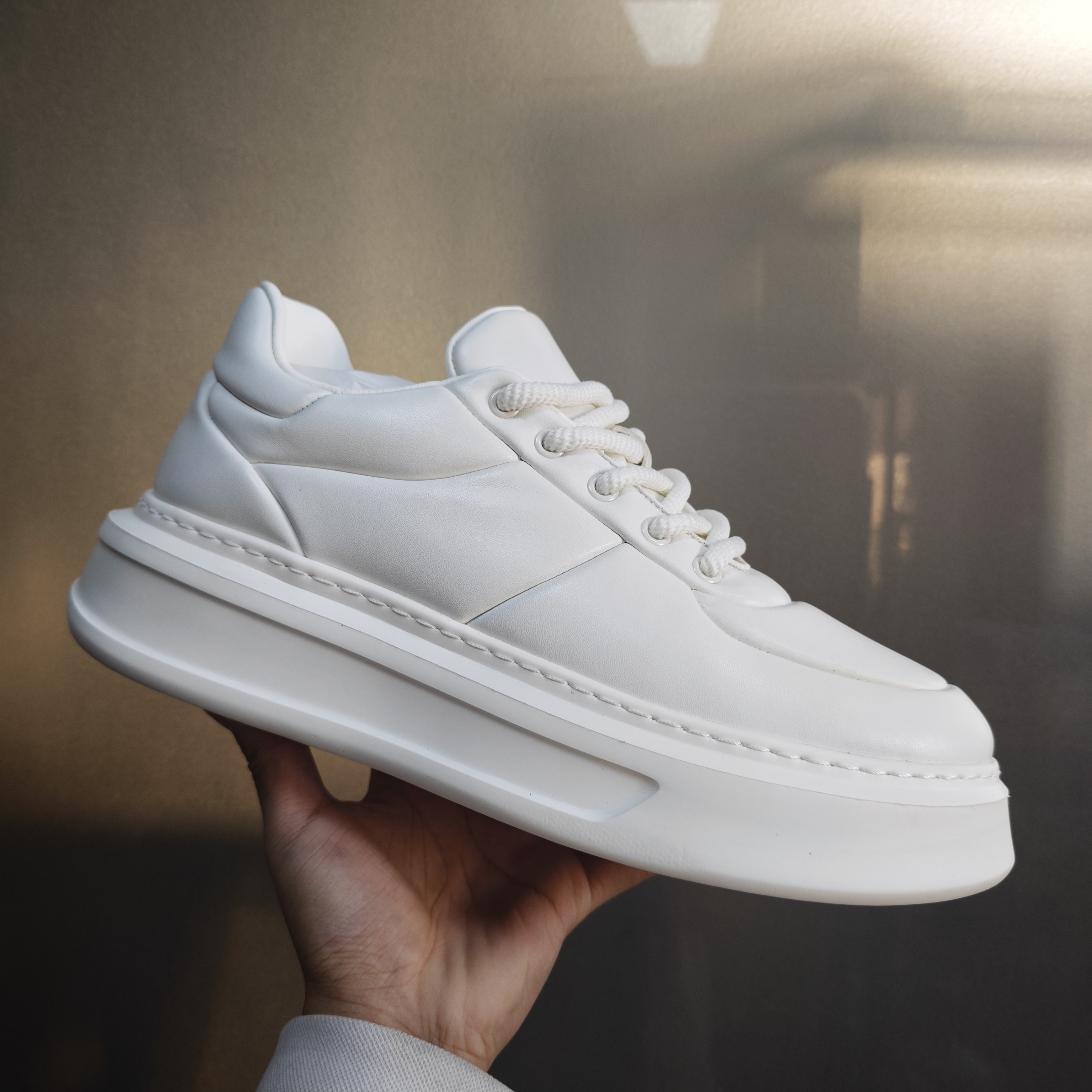 91517-新款厚底百搭时尚低帮潮流男士男鞋休闲鞋