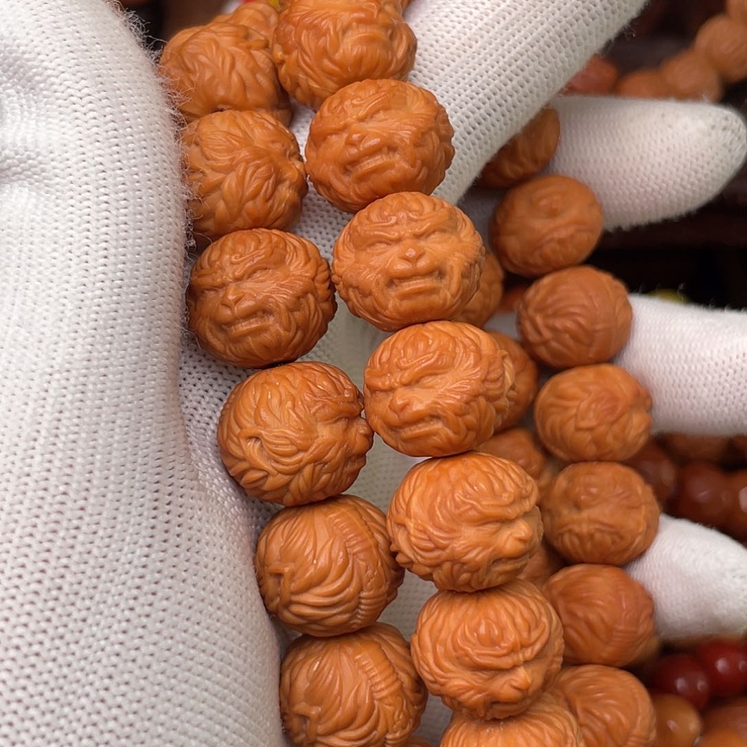 吊坠猴头核桃丁*大圣手串13