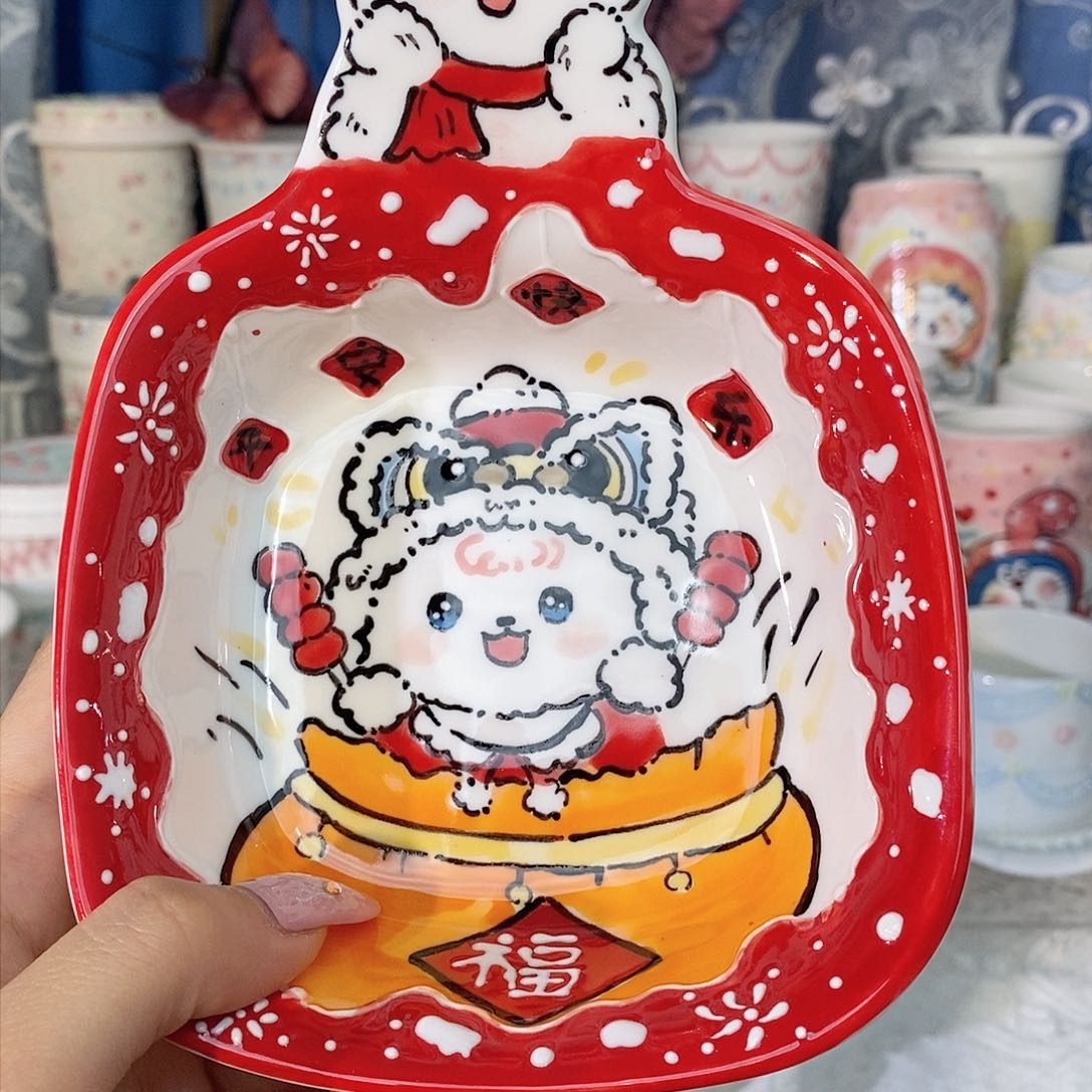 景德镇手绘陶瓷马克杯