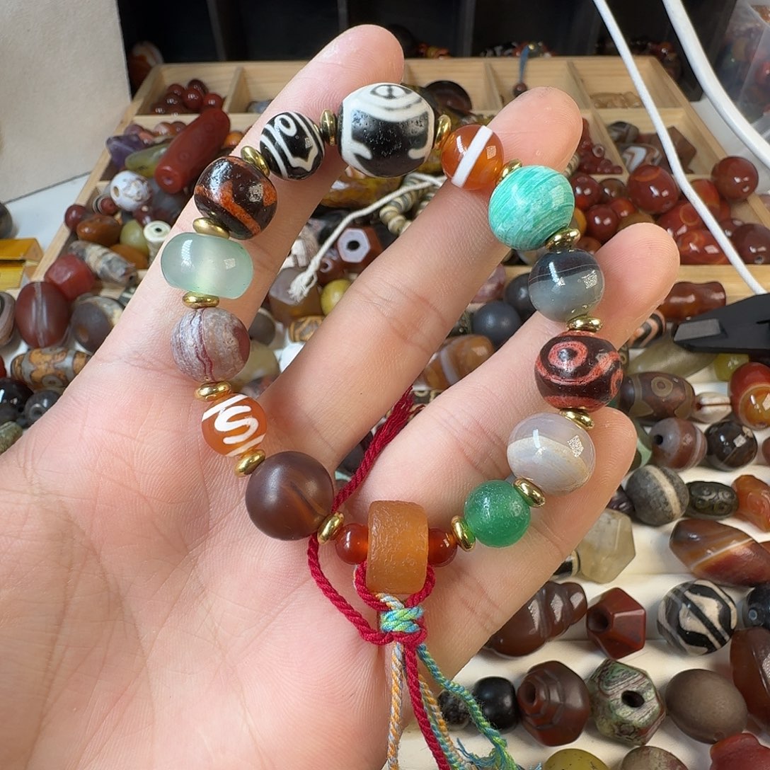 玛瑙/玉髓未镶嵌纯天然玛瑙珠子