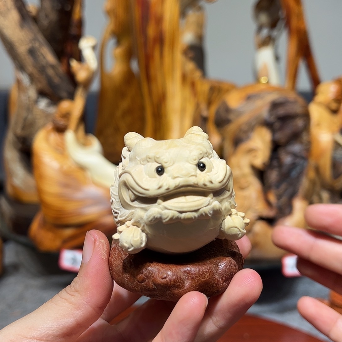 柏木小叶黄杨摆件