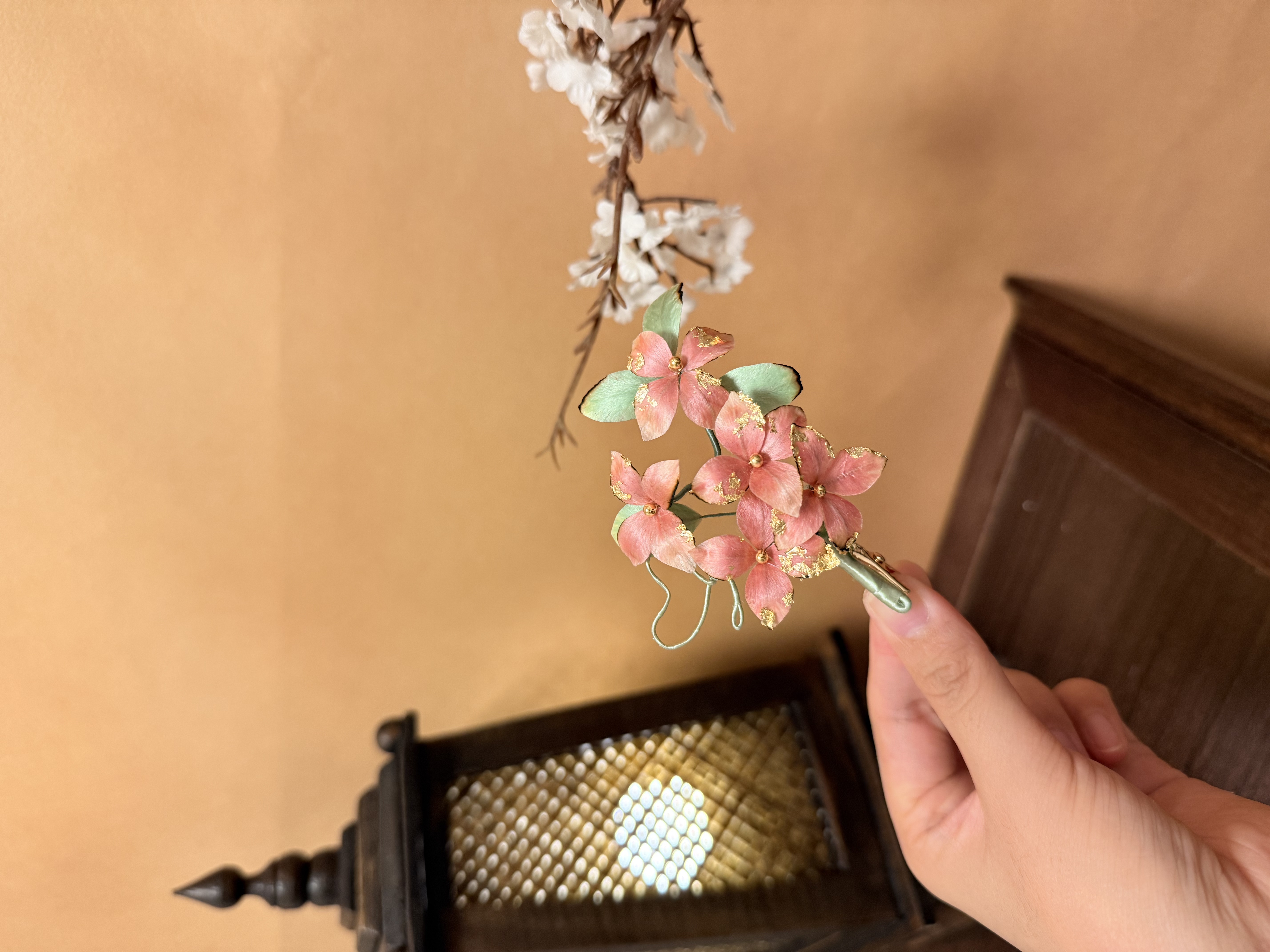 【红执2】 绒花小发夹