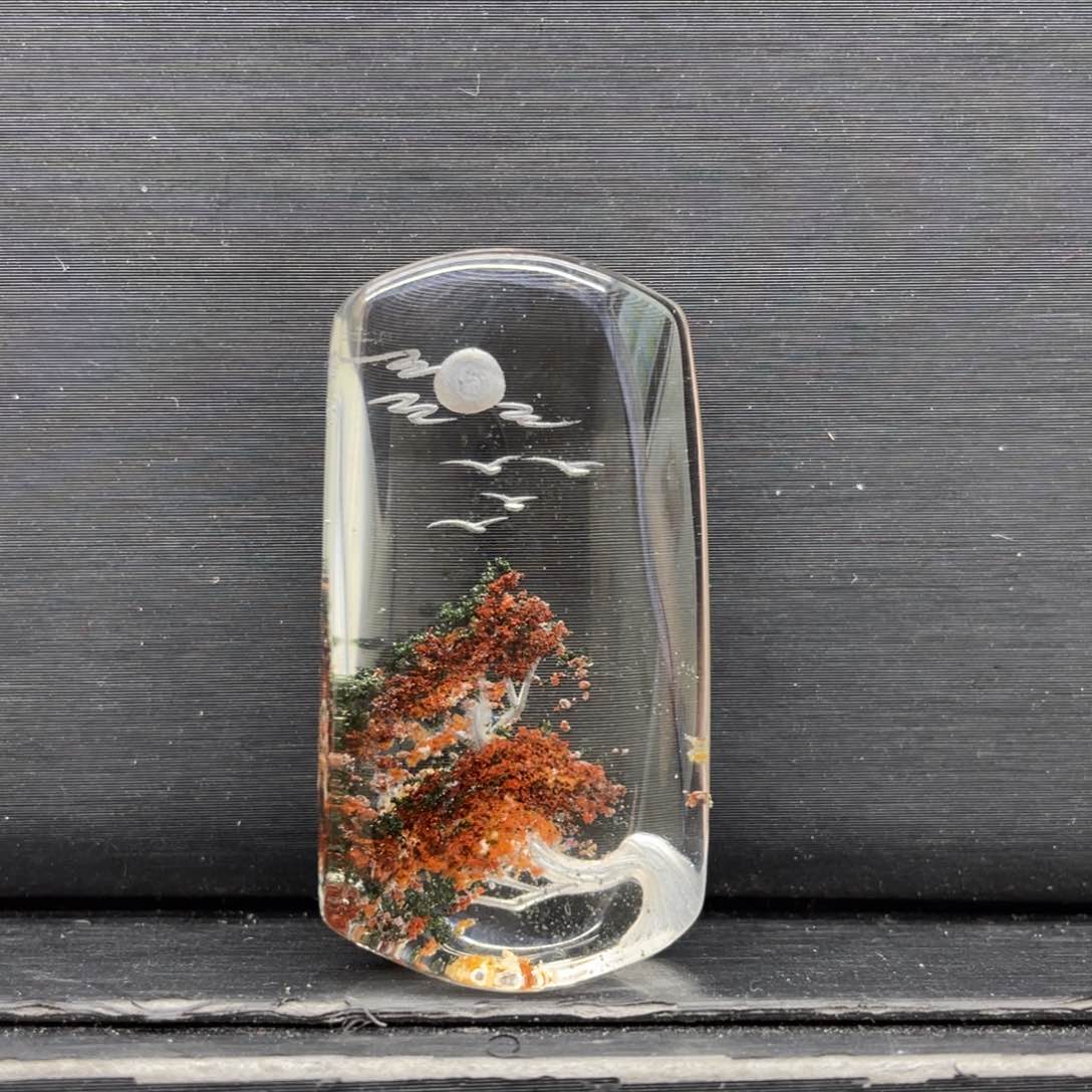 水晶吊坠未镶嵌树