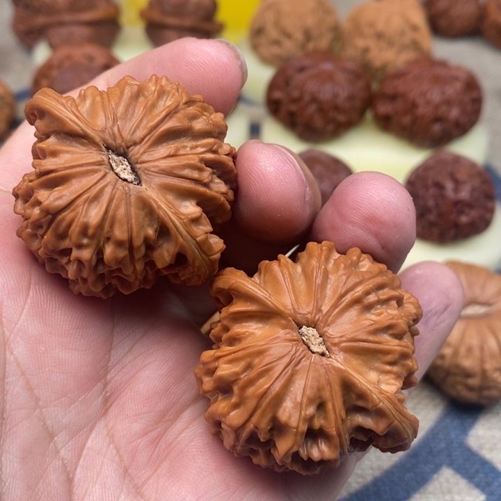 文玩核桃把件刘***?核桃