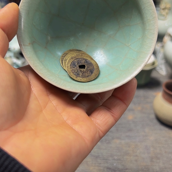 盖碗?****p龙泉碗完整不包邮