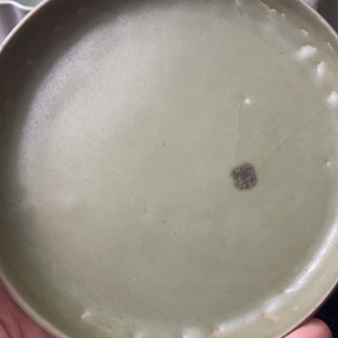 炉秦*宝丰清凉寺汝窑豆青圆洗