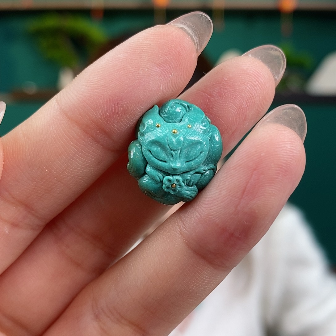 绿松石珠宝奇石未镶嵌