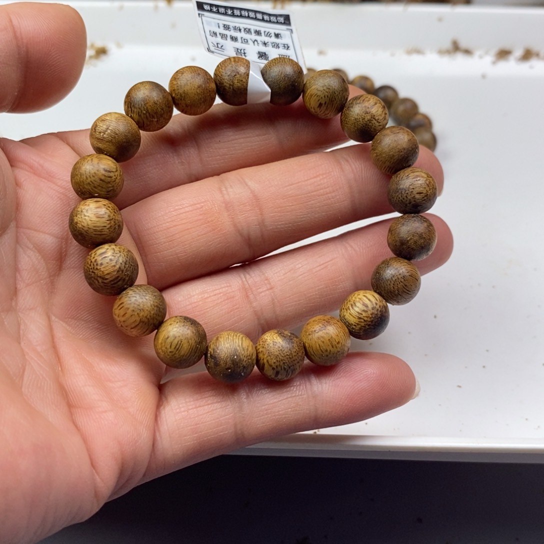 沉香手串乌身规格1.0-7