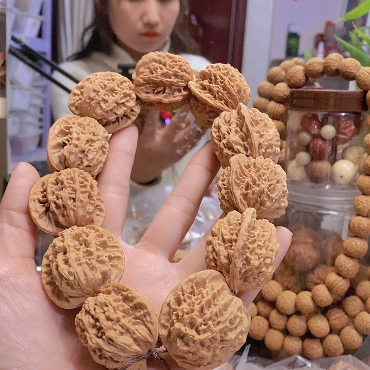 【闪购商品】文玩核桃把件37老款狮子头手持