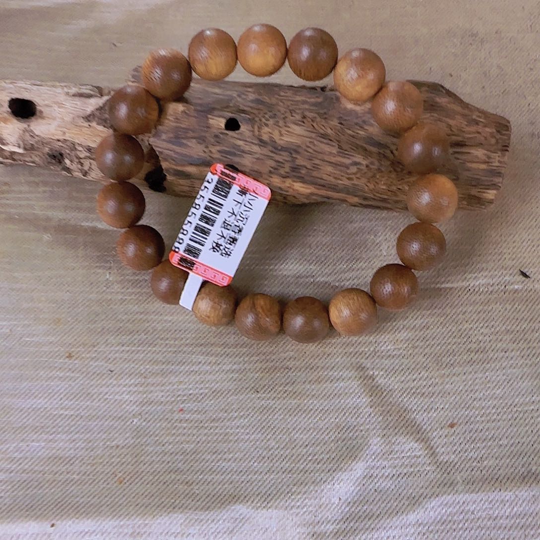 沉香碎屑沉香白棋黄油格10单圈圆珠多样性发一