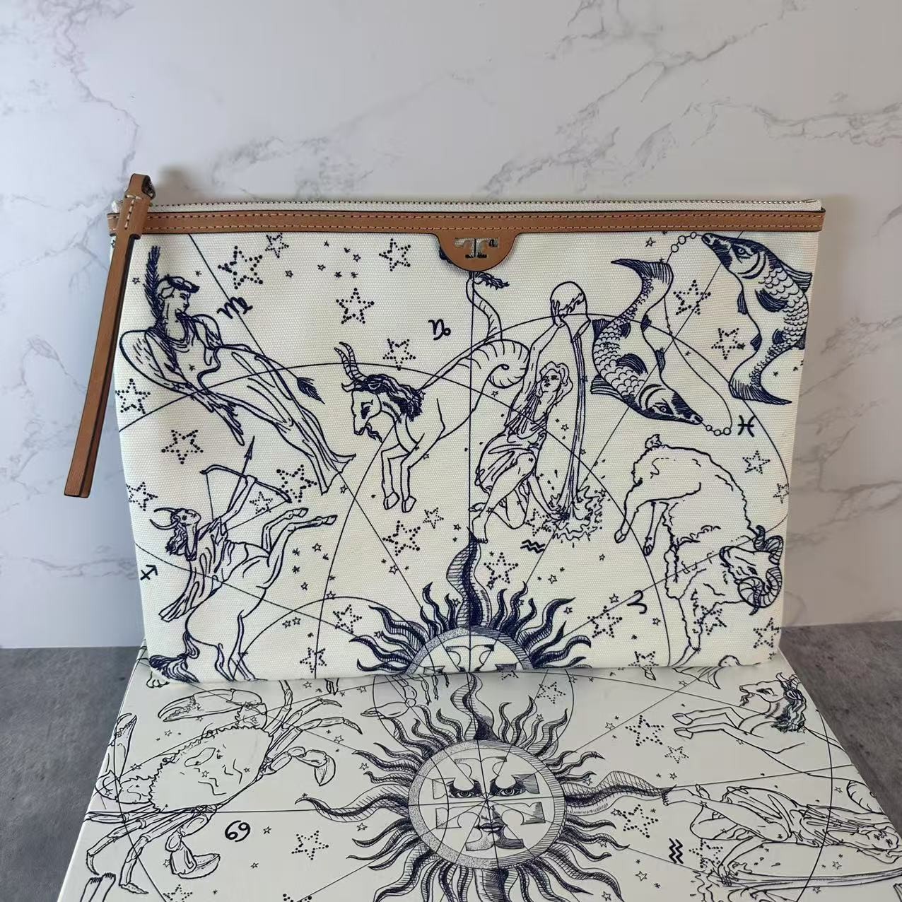 95新 TORY BURCH/汤丽柏琦 乱乱子中古/女士/手拿包/106591