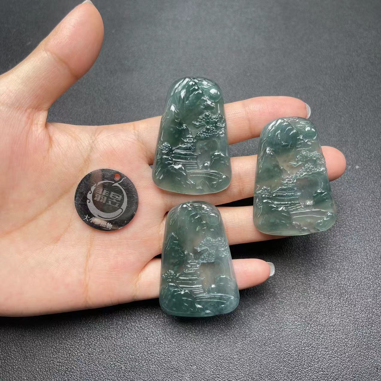 36913T02-3B8-天然A货翡翠吊坠绑绳-多样性/发一件