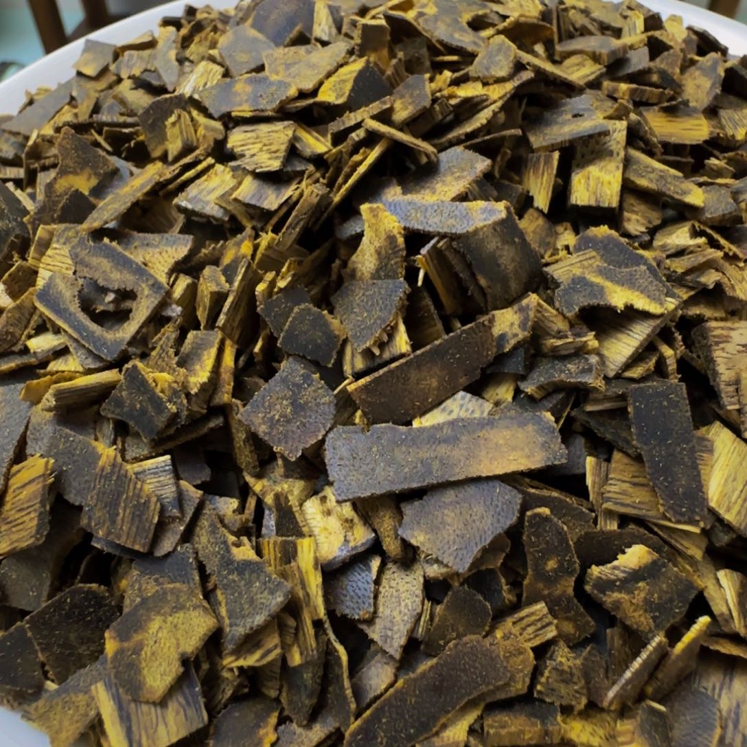沉香碎屑沉香乌身圆叶熏香老料50克