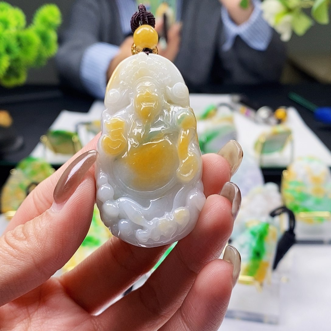 颈饰未镶嵌翡翠翡翠A货