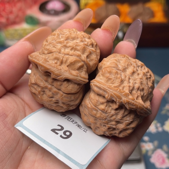 文玩核桃把件南瓜墩44.29