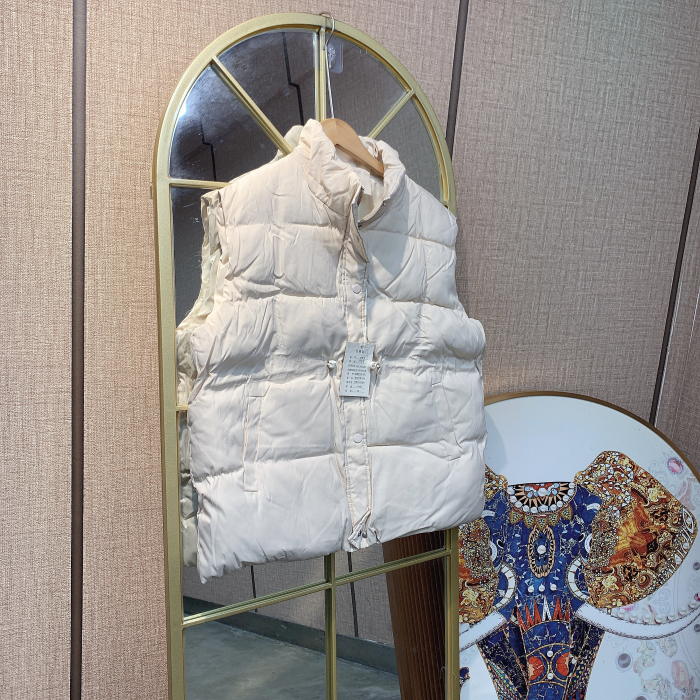 RC88孕妇米白色棉马甲S120M130