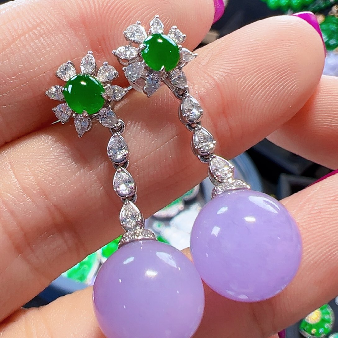 翡翠戒指18K金镶嵌签收后24小时鉴赏期