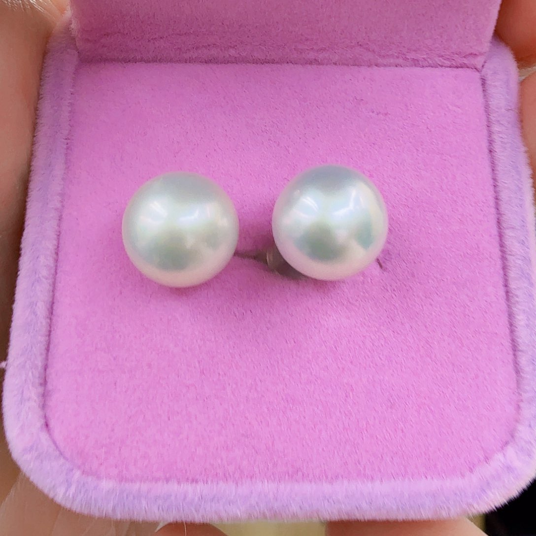 淡水珍珠耳钉未镶嵌