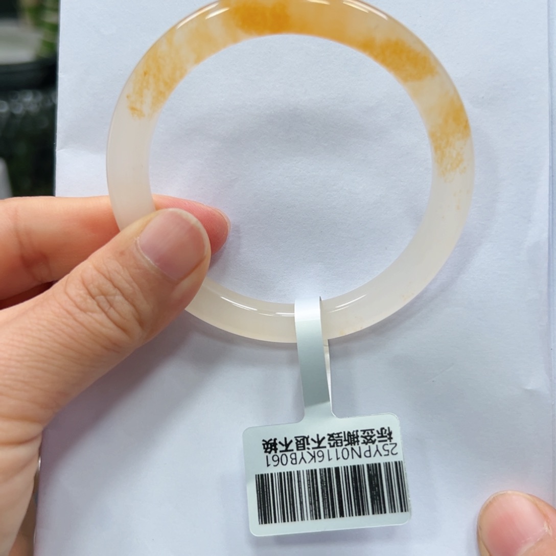 石英质玉手镯未镶嵌单**琴唐唐54.0