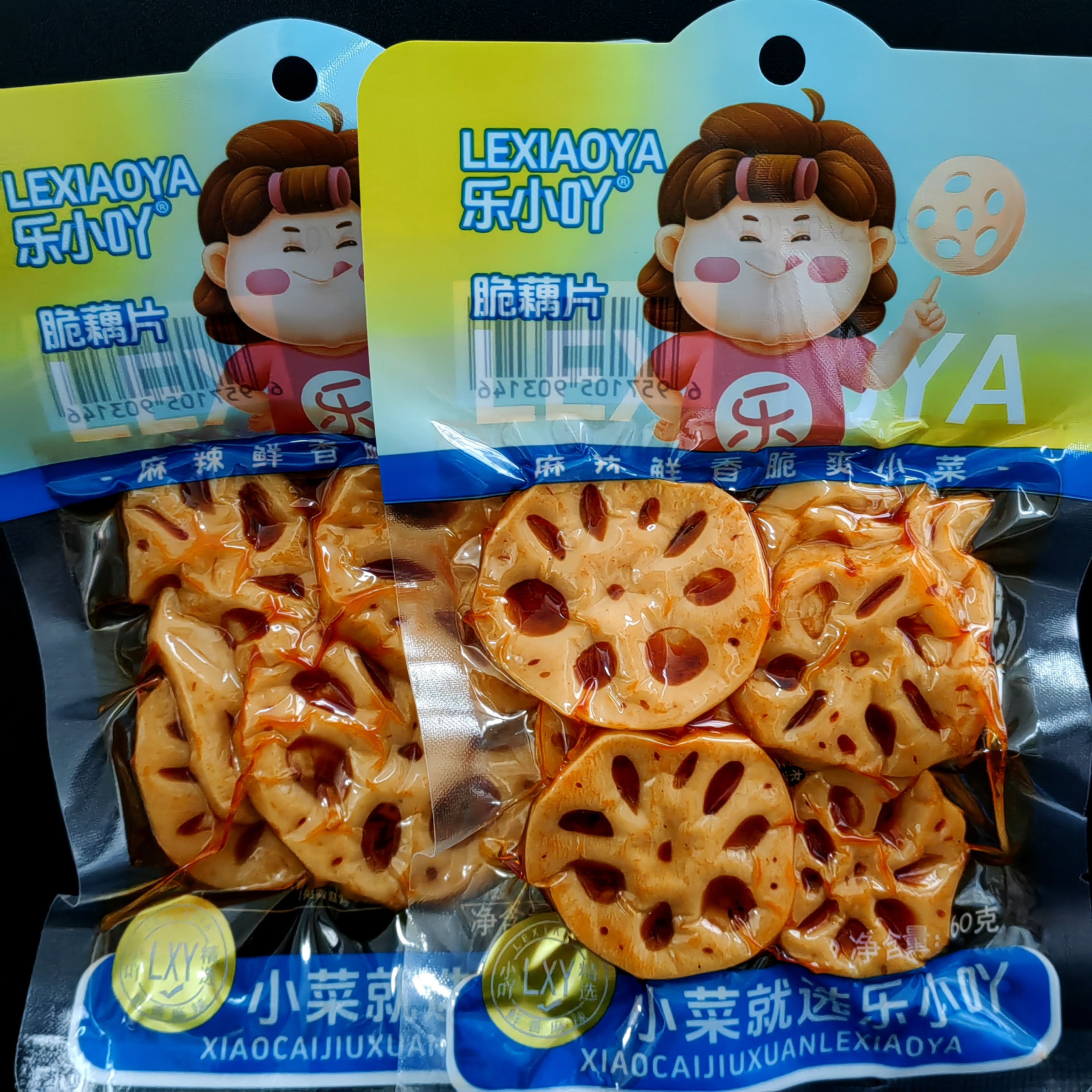  乐小吖藕片（60g/包）日期到26年2月
