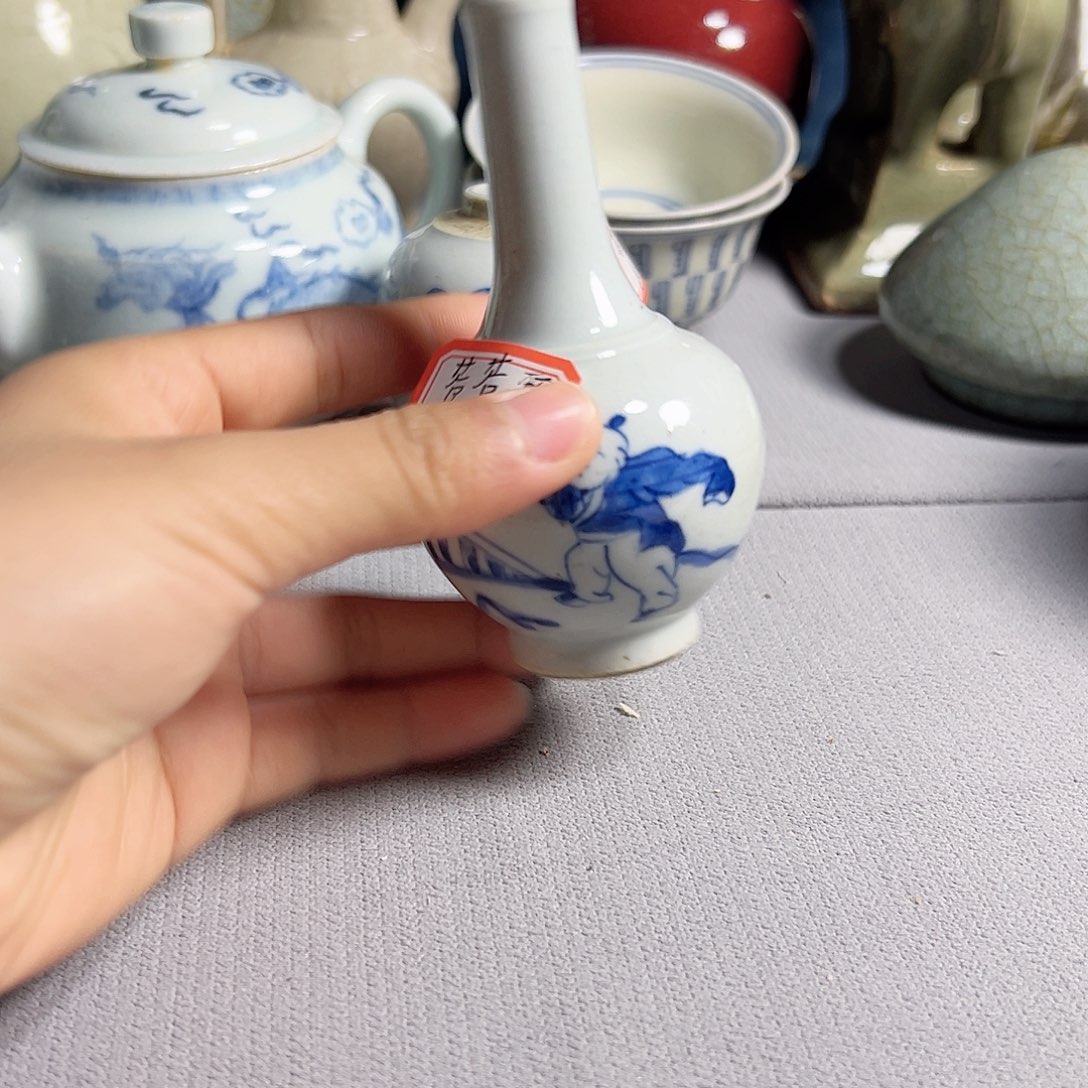 小赏瓶苍*青花小赏瓶