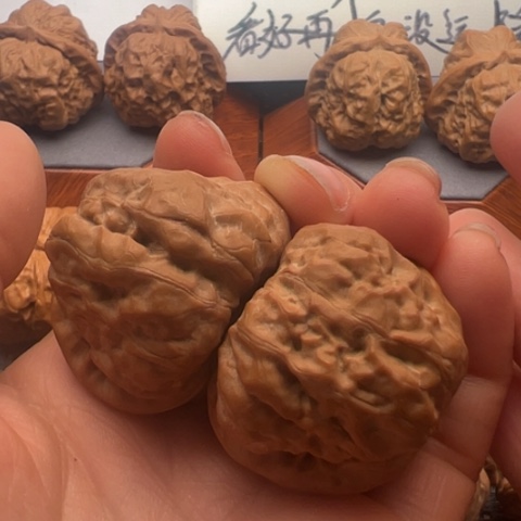 文玩核桃把件逗**顽边39左右