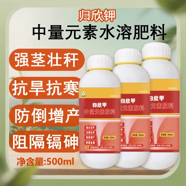 【归欣甲】水剂中量元素肥料强壮茎杆增强抗逆力提质增产