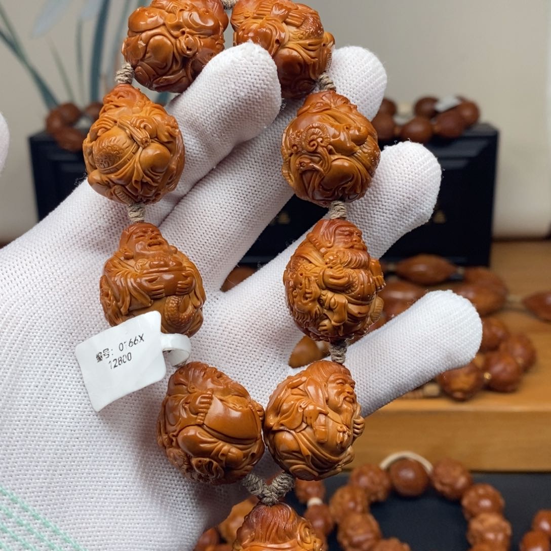 手串橄榄核许静健老师九路财神