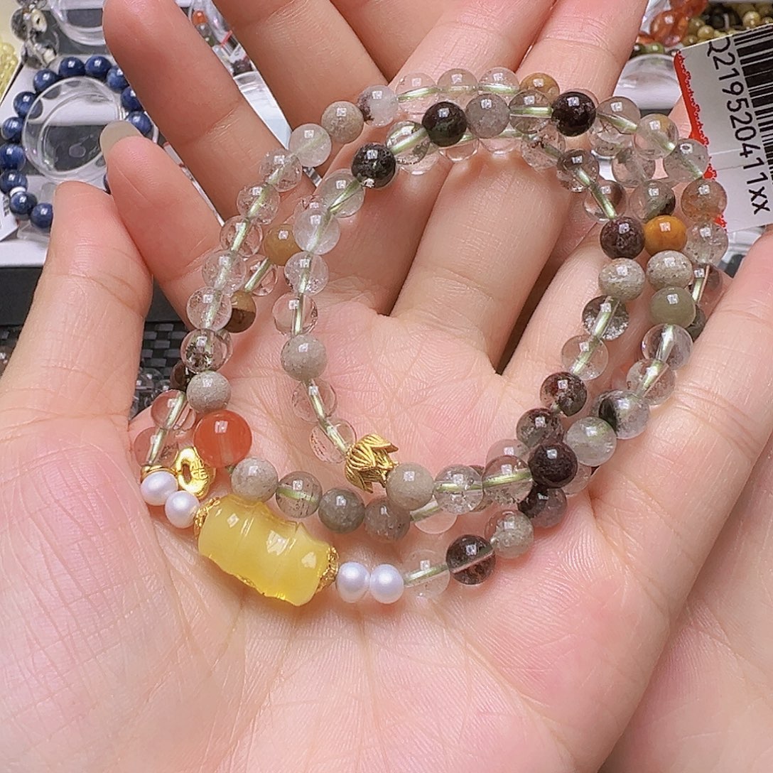 未镶嵌手链水晶多样性发一